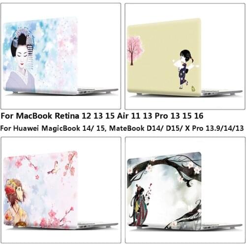 Laptop Case For Huawei MateBook D14, MacBook Pro 13 Touch Bar 2020 A2251 A2179 A2289 Pro 15 16 2019 A1708 A2159 Prints PC Cover