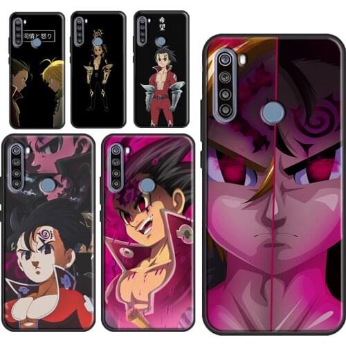 Zeldris Nanatsu no Taizai Case For Xiaomi Redmi Note 10 7 8 9 Pro Note 8T 9S Fundas For Redmi 9T 9C 9A 8A K40 Cover