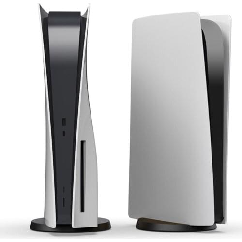 For PS5 Host Protection Shell Case Cover Replacement Panel for Sony Play Station 5 Digital Version CD-ROM Disc Edition Skin Acce