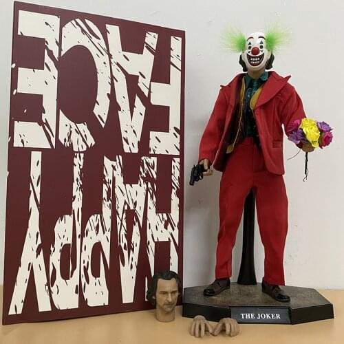 The Comedian HC Joker Action Figure Movie Clown Male Jacques Phoenix 1/6 articulated Doll Model Toy Gift 30cm