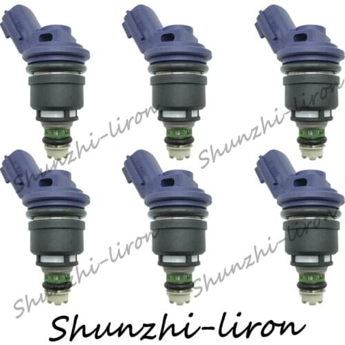 6pcs Fuel Injector Nozzle For Nissan 300ZX Turbo SR20DET 16600-21U01 1660021U01 16600 21U01 16600-67U00 1660067U00