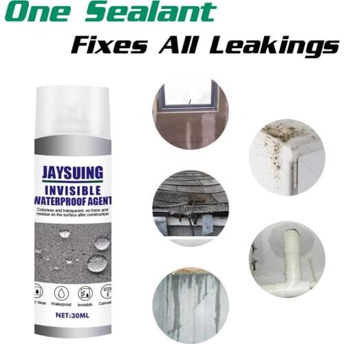 30ml Mighty Sealant Agent Permeable Invisible Waterproof Agent Bathroom Outdoor Tile Waterproof Coating Leak-trapping Repair