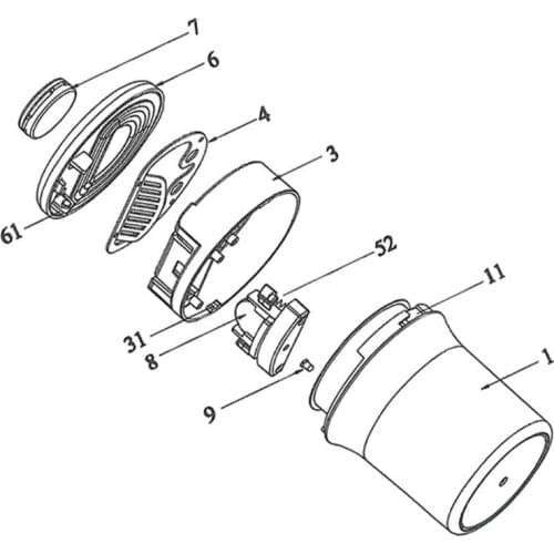 Easy Clean Up Detachable Car Ashtray with Lid Compass LED Light and Lighter Wholesale