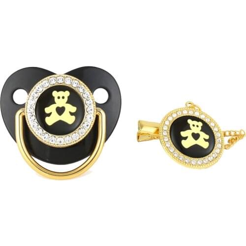 Hot-selling Bear Baby Pacifier Baby Silicone Play Mouth Infant Weaning Artifact Chupetes Para Bebes Chupetero Tetine Bebe Cоска