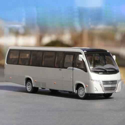 Diecast Alloy 1:43 Light Bus Torino Simulation Car Model Static Vehicle Toys Souvenir Collectible Decoration Ornaments Display