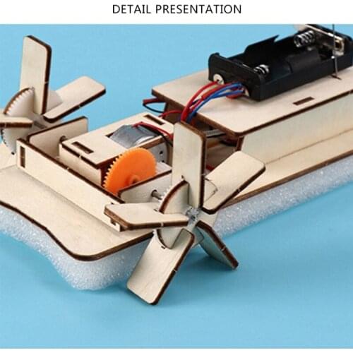 T5EC Fine Remote Control Boat Wireless Kids Toys Specifically for Age 5-12Science Training DIY Vehicle