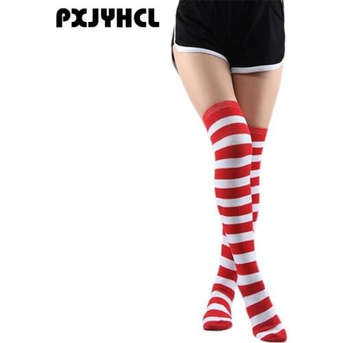Halloween Lovely Student Anime Cosplay Strip Long Stocking For Girl Thigh High Over Kneel Sock Sexy Women Warm Onesize Stockings