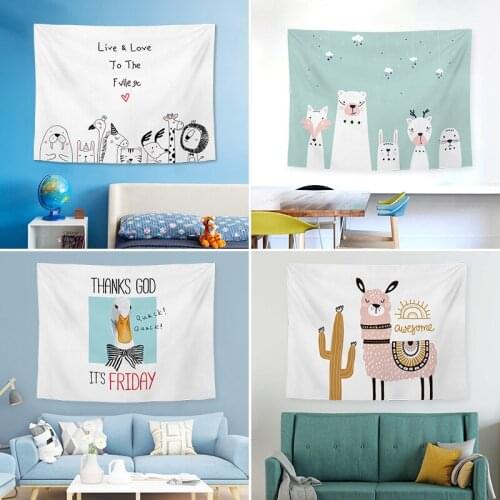 Hogar Kawaii Room Decor Background Cloth Hanging Cloth Room Bedroom Decorative Tapestry Boho Decoration Home Decoration Mural