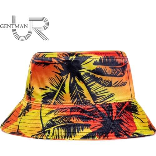 New Fashion Youthful Bucket Hats Flower Bird Daisy Printing Summer Women Cap Streetwear Sun Hat Female Beach Travel Panama Cap