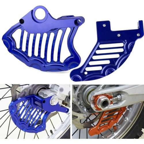 Front Rear Brake Disc Guard Protector For Husqvarna TE FE TC FC TX FX FS 125 150 200 250 300 350 390 450 501 S Husaberg 570 2014