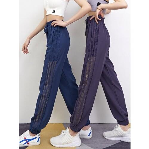 Straight legged sweatpants 2021 summer new slim and versatile womens pants loose casual Harlan pants