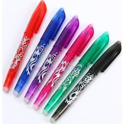 500pcs/lot 0.5mm Erasable Pen Magic Gel Pen School Office Writing Supplies Student Kawaii Stationery Drawing Tools