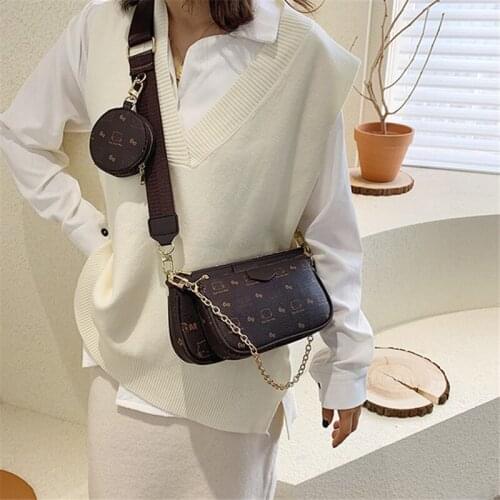 Purses And Handbags Luxury Designer 3PCS Women Purse High Quality Chain Bag New Fashion Handbag Designer Crossbody Bag For Women