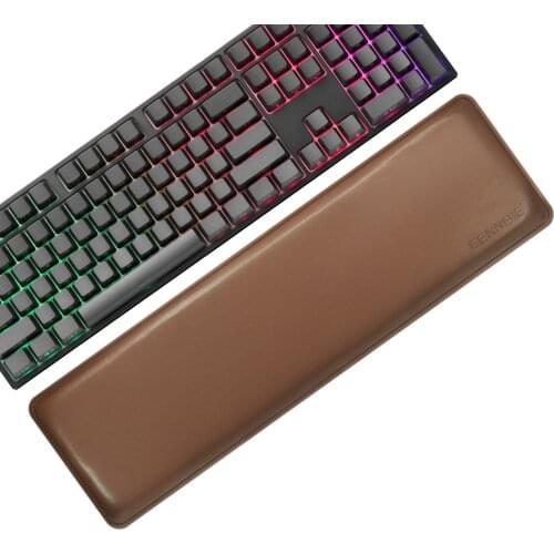 Extra Large Durable PU Leather Keyboard Wrist Rest Pad, Keyboard Cushion, Wrist Support for Laptop & Computer