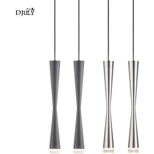 Postmodern design Hourglass shape led pendant lights for staris living room kitchen Minimalism home deco suspension luminaire
