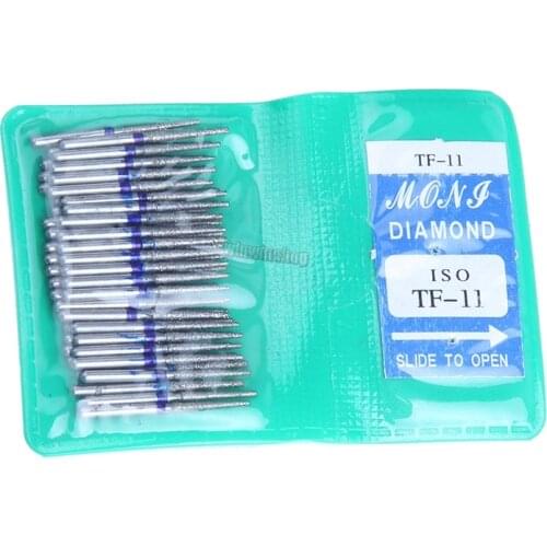 Dental diamond FG high speed bur for polishing smooth ceramic SF series dental drill 1.6mm