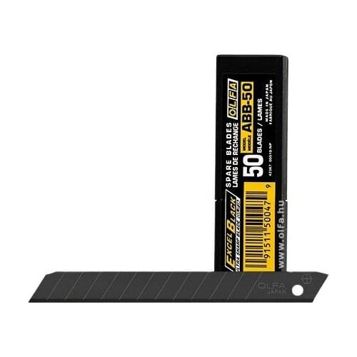 Japan Imported OLFA ABB-50 Black Steel Small Wallpaper Special Art Blade