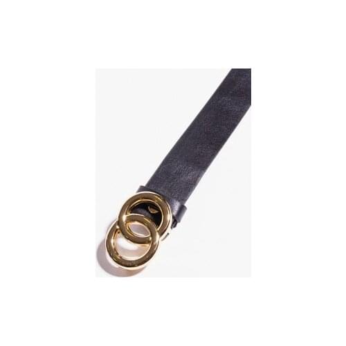 Womens Black Ring Buckle Belt 2021 Womens Fashion Accessories