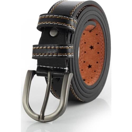 Ladies Belts for Dresses 2019 Fashion Women High Quality Belt with Pin Buckle Female Holes Luxury Black Brown Woman Waist Belt