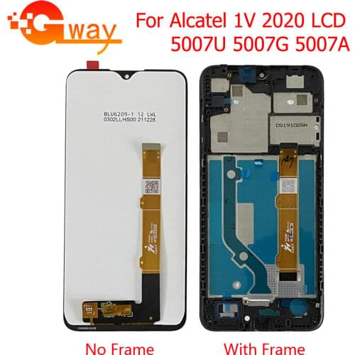 6.22" For Alcatel 1V 2020 OT5007 5007D 5007Y 5007U 5007 LCD Display Touch Screen Digitizer Assembly For Alcatel 1V (2020) LCD