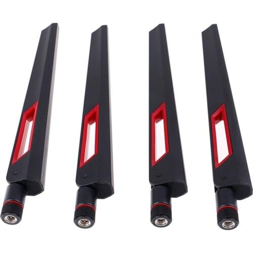 2pcs 12 Dbi Dual Band WIFI Antenna 2.4G 5G 5.8Gh RP SMA Male Universal Antennas Amplifier WLAN Router Antenne Booster