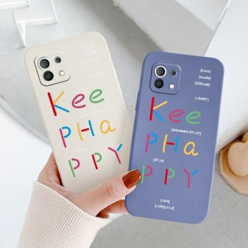 Colorful Font Case For Xiaomi Mi 11 lite Ultra 11i 10T 9T Pro Lite 10 10S 9 8 lite Pro Poco F2 X2 F3 Pro Soft Phone Back Cover