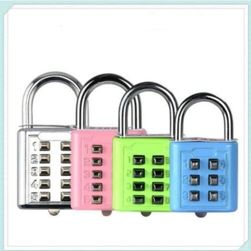 Color Zinc Alloy Mechanical Password Padlock Combination Pad Lock