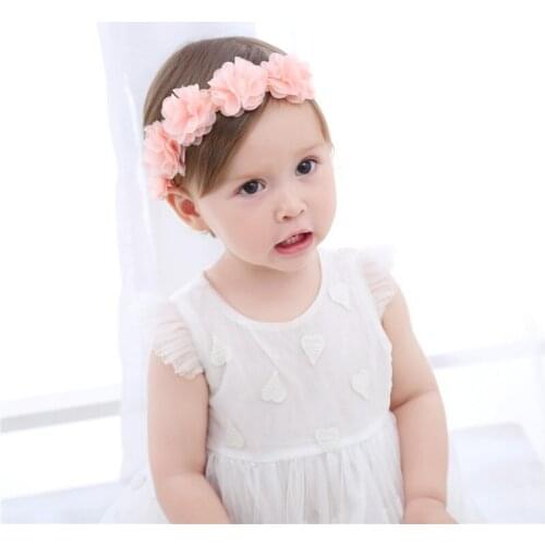 Hot Sale New Arrive Cute Baby Girl Toddler Lace Flower Hair Band Headwear Kids Headband Accessories