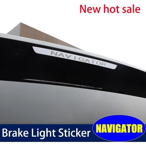 For Lincoln NAVIGATOR Additional Brake Light Sticker Rear High Mount Stop Warming Exterior Car Accessories Trim Cover Decoration