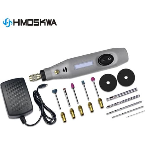 HIMOSKWA 18w Electric Mini Grinder Power Tools cutting Machine Electric Tool for grindering jade carvings