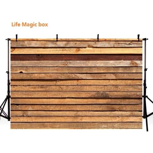 Fondo Para Fotos Vinyl Photophone Narrow Dark Yellow Wooden Slab Foto-265