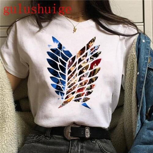 Attack on Titan Summer Graphic Tshirt Men Funny Cartoon Streetwear T-shirt Fashion Japanese Anime Tshirt Hip Hop Top Tees Male