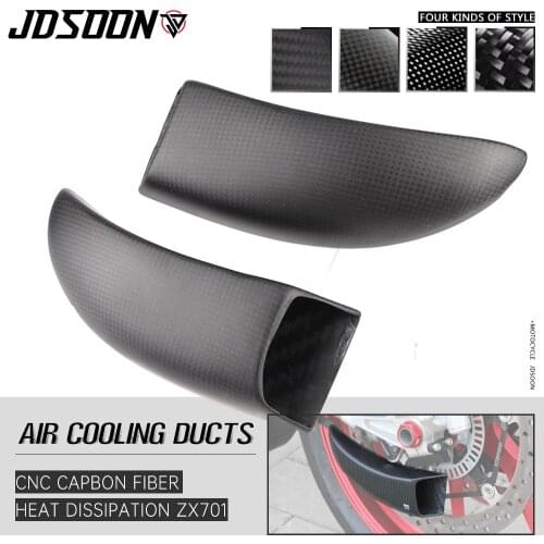Carbon Fiber Air Ducts Brake Cooling Mounting kit Air Cooling Ducts System For DUCATI HYPERMOTARD 821 2013-2015 939 2013-2018