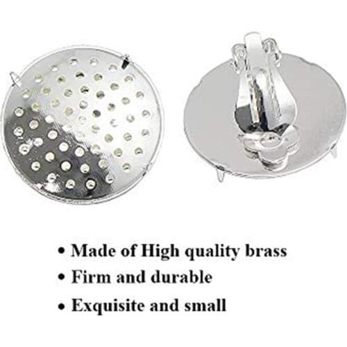 Beadsnice Round Jewellery Sublimation Clip Western New Unique Simple On Earrings For Women Jewel ID 37616