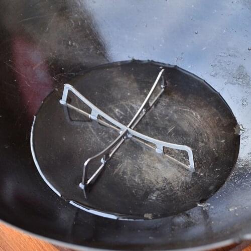 Outdoor stainless steel steaming rack household kitchen pot holder pot rack cooking rack camping picnic barbecue utensils