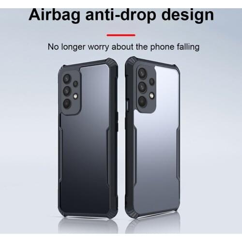 Shock-Proof Cover Case For Samsung A 32 22 52 72 5G Anti-Fall Protective Case For Galaxy A 10 20 21 30 50S A 02 12 31 4G Coque