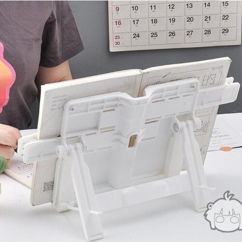 B2EF Adjustable Desktop Bookstand Kitchen Cookbook Stand Reading Display Stand Kids Book Reading Stand for Textbooks