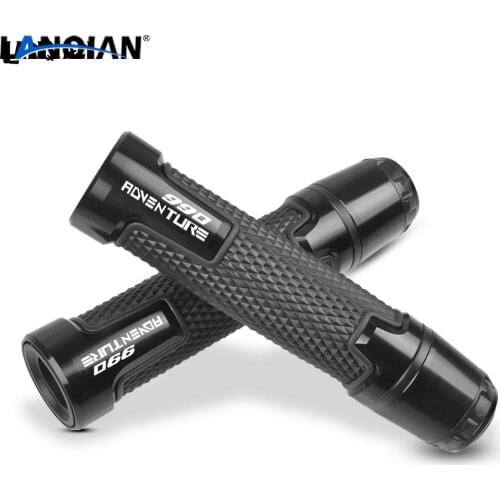 For 990 AdventuRe Motorcycle Handlebar Grips 7/8 Handle Bar Grip 990 ADV 2006 2007 2008 2009 2010 2011 2012 2013 Accessories
