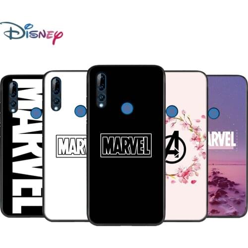 Marvel Logo Silicone Cover For Honor 8 8A Prime 8X MAX 8C 8S 7A 7C 7S Play 3E V9 Pro Soft Black Phone Case