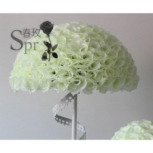 SPR 50cm inner plastic flower ball-wedding decoration kissing ball-2pcs/lot