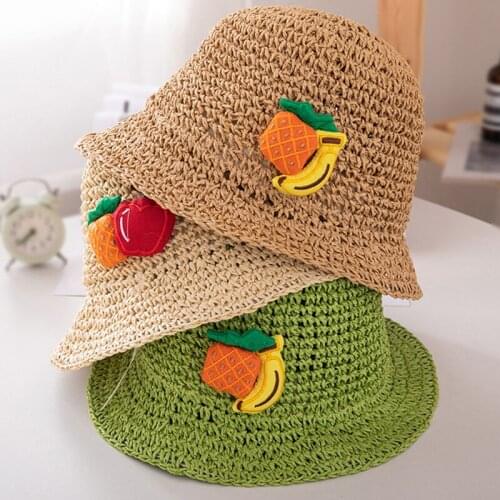 WeMe Popular Kids Hats Paper Hat Sun Hat Baby Straw Hat For 2-5 Years Old Kids