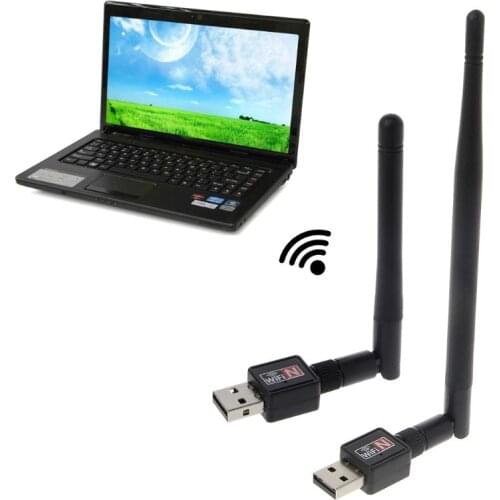 Wifi Adapter 150Mbps Antenna Card PC Wi-fi Receiver Wireless Wifi Adaptador Card Amplifier Wi Fi Receiver Wifi Adapter