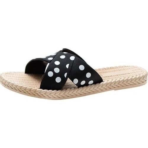 Womens 2021 Sandals And Slippers Female Wear All-match Flat-bottomed Ins Fashionable Sandals Woman Summer Beach Slipper