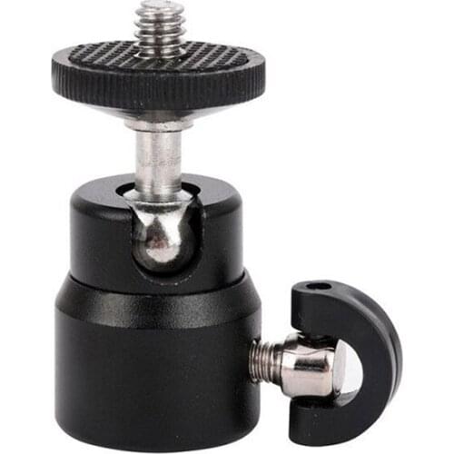 1pc For Camera Tripod LED Light Flash Tripod Bracket Holder Mount 1/4 Hot Shoe Adapter Cradle Ball Head