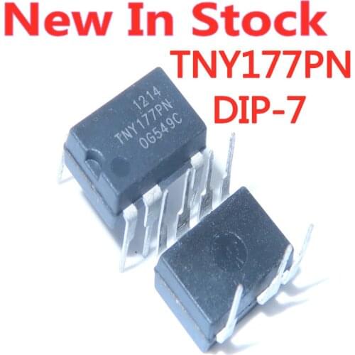 5PCS/LOT 100% Quality TNY177PN TNY177P TNY177 DIP-7 LCD power management chip In Stock New Original