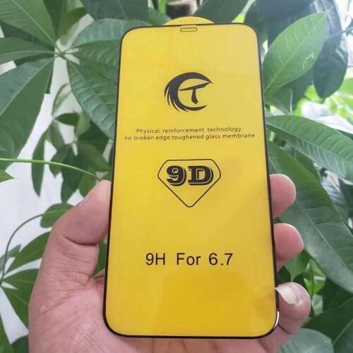 9D Full Cover Protective Glass For iPhone1112 pro max Screen Protector On iphone 12 Tempered Glass Film