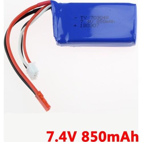 3PCS V912 RC Helicopter Battery Replacement Part 7.4V 850mAh Battery Suit for V262 V333 Udi U829X MJX F46 RC Quadcopter Heli