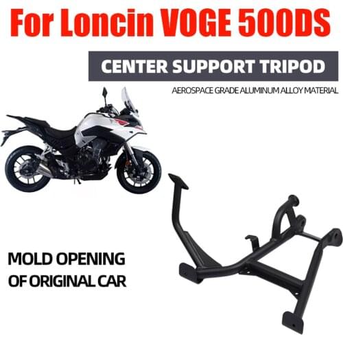 Accessories For Loncin VOGE 500DS VOGE Moto Middle Kickstand Bracket Pillar Center Central Parking Stand Firm Holder Support