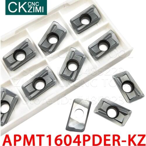 APMT1604PDER-KZ APMT 1604 PDER KZ Carbide inserts milling Inserts tools Indexable milling tools CNC Machine metal lathe tools