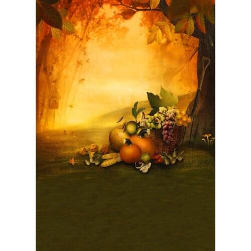 Thanksgiving Harvest Autumn Vinyl Photography Backgrounds for Photo Studio Photo Backdrops Photobooth Shoot Photophone Props